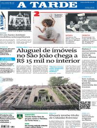 Capa do jornal A Tarde 07/06/2025