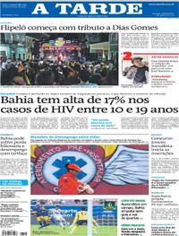 Capa do jornal A Tarde 07/08/2025