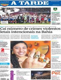 Capa do jornal A Tarde 07/09/2025