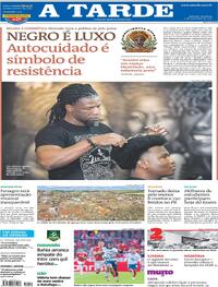 Capa do jornal A Tarde 09/11/2025