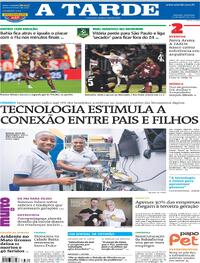 Capa do jornal A Tarde 10/08/2025