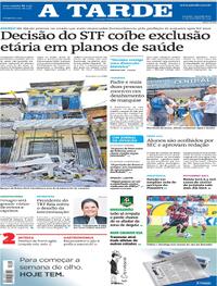 Capa do jornal A Tarde 10/11/2025