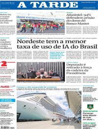 Capa do jornal A Tarde 10/12/2025