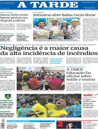 Capa do jornal A Tarde 11/06/2025