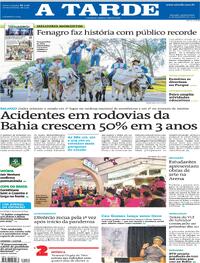 Capa do jornal A Tarde 11/12/2025