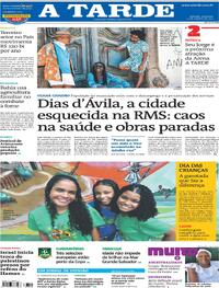 Capa do jornal A Tarde 12/10/2025