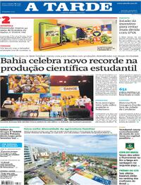 Capa do jornal A Tarde 12/12/2025