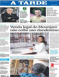 Capa do jornal A Tarde 13/05/2025