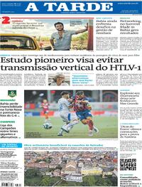 Capa do jornal A Tarde 16/09/2025