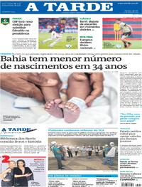 Capa do jornal A Tarde 17/05/2025