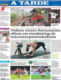 Capa do jornal A Tarde 17/08/2025