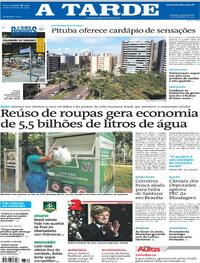 Capa do jornal A Tarde 17/09/2025