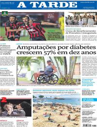 Capa do jornal A Tarde 17/10/2025