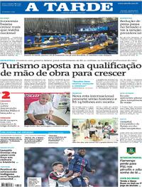 Capa do jornal A Tarde 18/12/2025