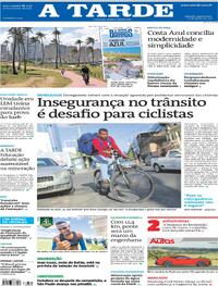Capa do jornal A Tarde 20/08/2025