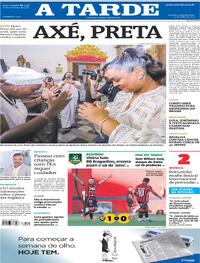 Capa do jornal A Tarde 21/07/2025