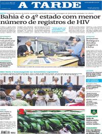 Capa do jornal A Tarde 23/05/2025