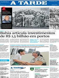 Capa do jornal A Tarde 24/05/2025