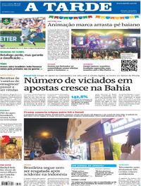 Capa do jornal A Tarde 24/06/2025