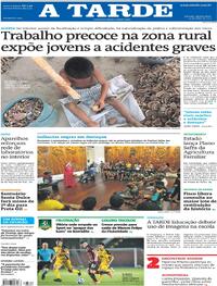 Capa do jornal A Tarde 24/07/2025