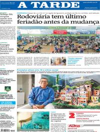 Capa do jornal A Tarde 24/12/2025
