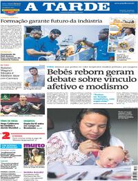 Capa do jornal A Tarde 25/05/2025