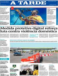 Capa do jornal A Tarde 25/11/2025
