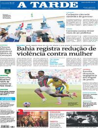 Capa do jornal A Tarde 26/06/2025