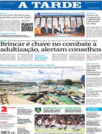 Capa do jornal A Tarde 26/08/2025