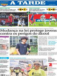 Capa do jornal A Tarde 26/10/2025