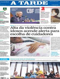 Capa do jornal A Tarde 27/05/2025