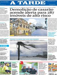 Capa do jornal A Tarde 27/06/2025