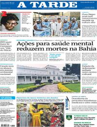Capa do jornal A Tarde 27/09/2025
