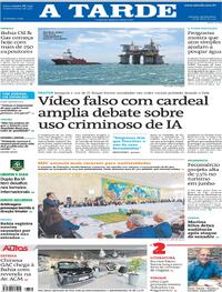 Capa A Tarde 28/05/2025