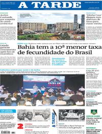 Capa do jornal A Tarde 28/06/2025