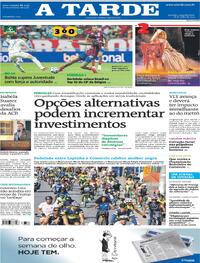 Capa do jornal A Tarde 28/07/2025