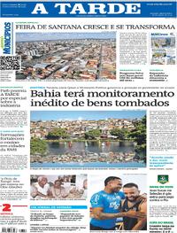 Capa do jornal A Tarde 28/08/2025