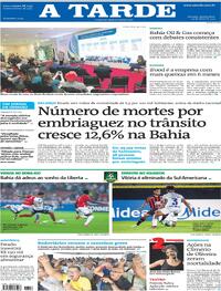 Capa do jornal A Tarde 29/05/2025