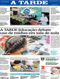 Capa do jornal A Tarde 29/07/2025
