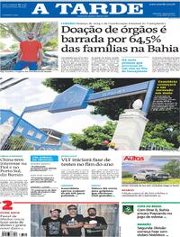 Capa do jornal A Tarde 30/04/2025