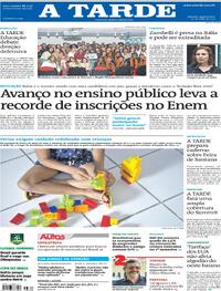 Capa do jornal A Tarde 30/07/2025