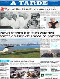 Capa do jornal A Tarde 30/09/2025