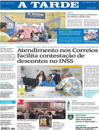 Capa do jornal A Tarde 31/05/2025