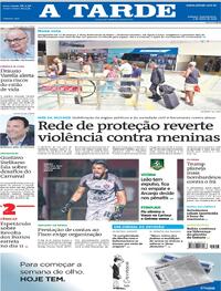 Capa do jornal A Tarde 02/03/2026