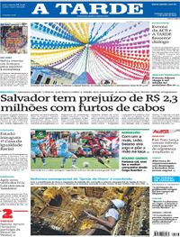 Capa A Tarde 03/06/2026