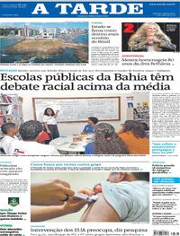 Capa Jornal A Tarde