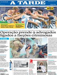 Capa A Tarde 04/07/2026