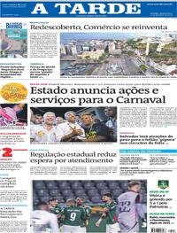 Capa do jornal A Tarde 05/02/2026