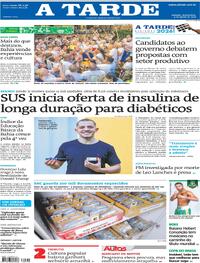 Capa do jornal A Tarde 05/08/2026