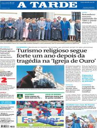 Capa do jornal A Tarde 06/02/2026